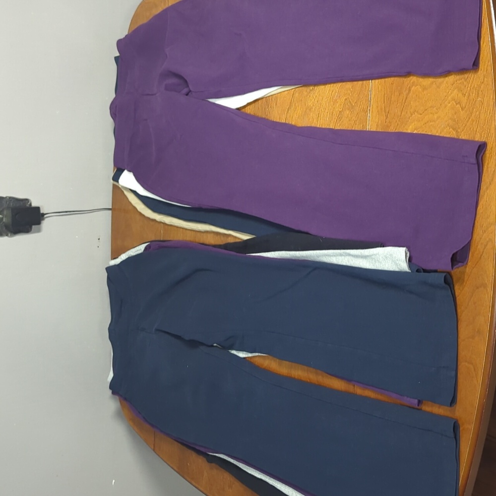 8 Pairs Lands' End Girl's 10/12 Stretch Pants